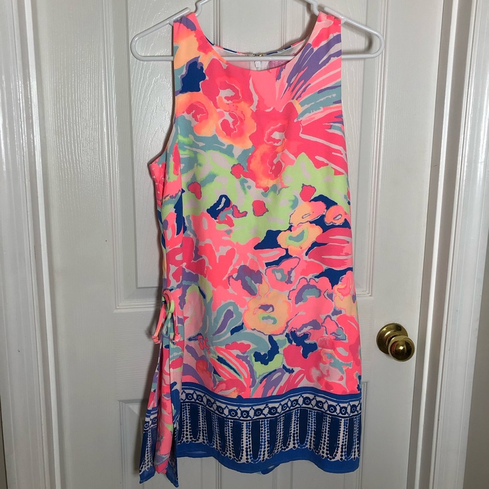 Lilly Pulitzer Donna Shift Romper in “Playa Hermosa”